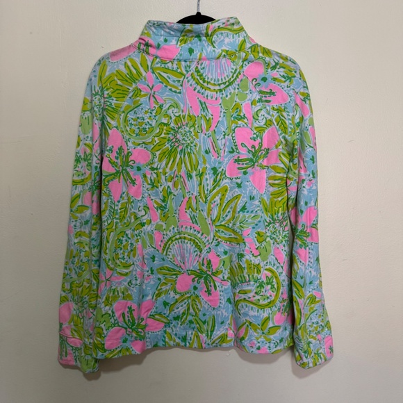 Lilly Pulitzer Skipper Popover Coconut Jungle Jacket in Size M - Picture 7 of 7